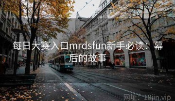 每日大赛入口mrdsfun新手必读：幕后的故事