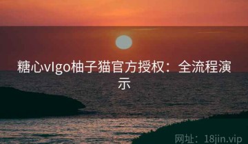 糖心vIgo柚子猫官方授权：全流程演示
