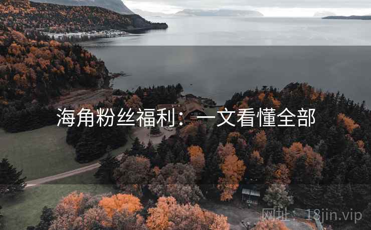 海角粉丝福利：一文看懂全部