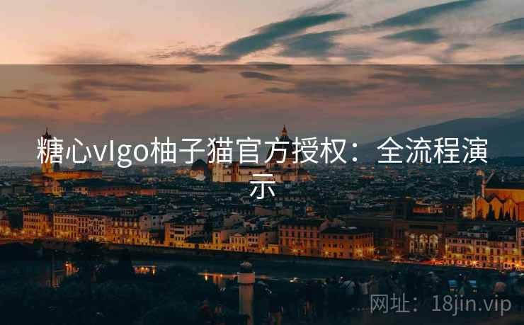 糖心vIgo柚子猫官方授权:全流程演示 糖心vIgo柚子猫官方授权:全流程演示